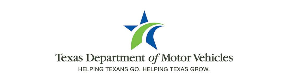 Logo for the Texas Department of Motor Vehicles