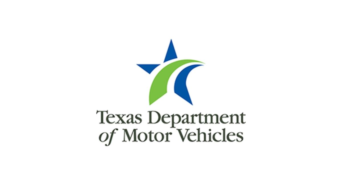 Logo for the Texas Department of Motor Vehicles